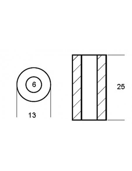 CILINDRO PER MOTORI YAMAHA 25 HP