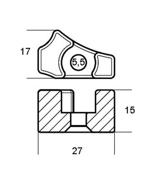 PIASTRINA PER MOTORI YAMAHA 9,9/15 HP