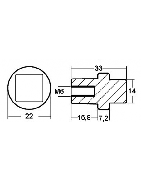 ANODO PER MOTORI YAMAHA 75/300 HP