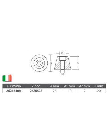 OGIVA PER BOW THRUST SIDE POWER-SLEIPNER