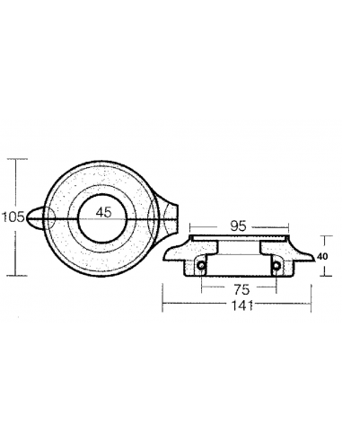 COLLARE PER SAIL DRIVE 130/150 HP