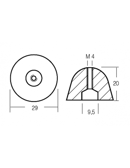 OGIVA PER BOW THRUST RIF.OR.4110098