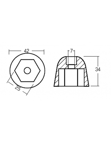OGIVA PER BOW THRUST SIDE POWER-SLEIPNER SP125