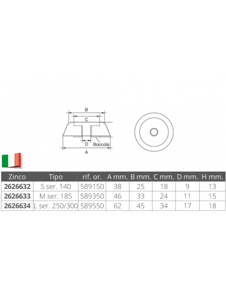 OGIVA PER BOW THRUST LEWMAR