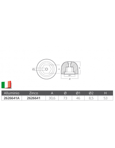 OGIVA PER BOW THRUST SIDE POWER-SLEIPNER