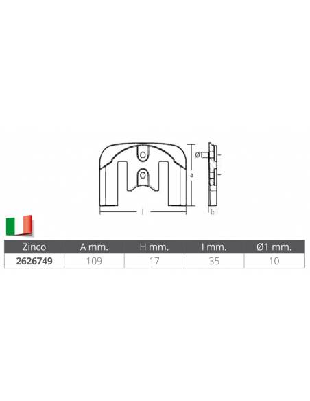 PIASTRA ANTICAVITAZIONE PER MOTORI ZT 350-ZT 370