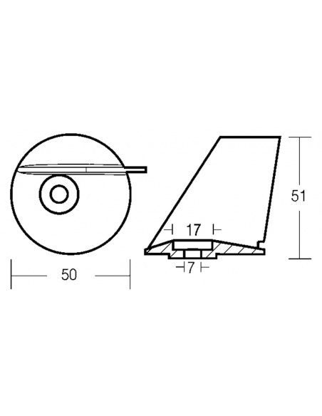 PINNA PER MOTORI MAXI CORSA 25/40 HP