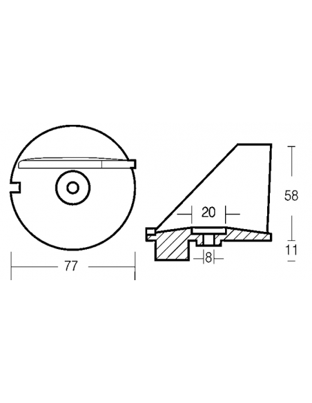 PINNA PER MOTORI 25/50HP 2T 25/30HP 4