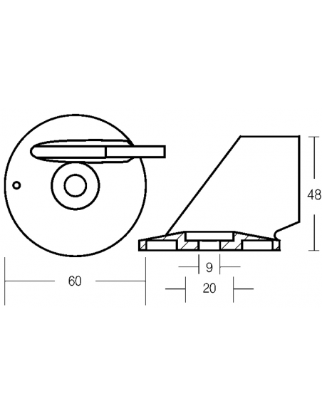 PINNA PER MOTORI 75/90 HP DF 40