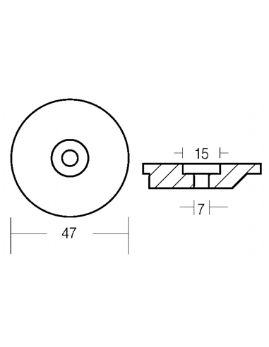 PIASTRINA PER MOTORI 9,9-15 HP