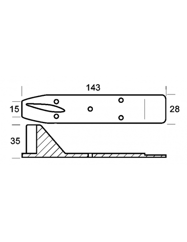 PINNA PER MOTORI 6/15 HP