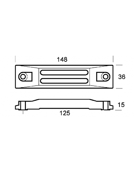 PLACCA PER MOTORI 25/50 HP