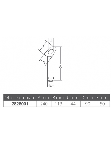 PORTACANNA AD INCASSO