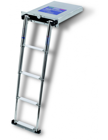 SCALETTE TELESCOPICHE A SCOMPARSA IN ACCIAO INOX