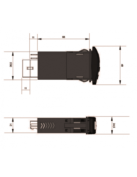 INTERRUTTORI PER TERGICRISTALLI