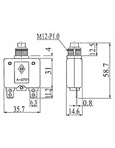 MAGNETOTERMICO A PULSANTE