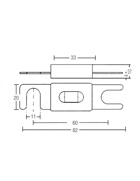 FUSIBILE A LAMA TIPO ANL