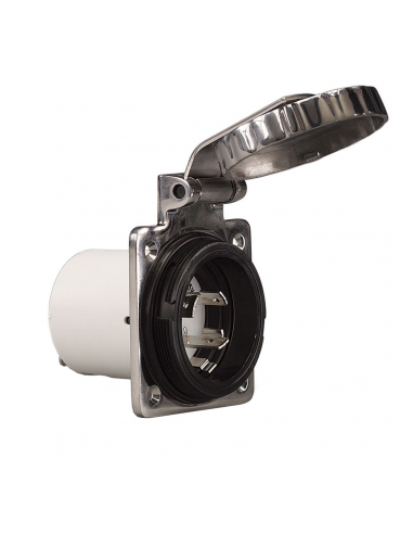 SPINA 2P+T 220V. 16A IP56 IN ACCIAIO INOX