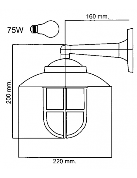 LAMPADA CON GABBIETTA