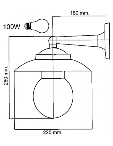 LAMPADA A PARETE