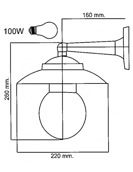 LAMPADA A PARETE LAMPADA A PARETE