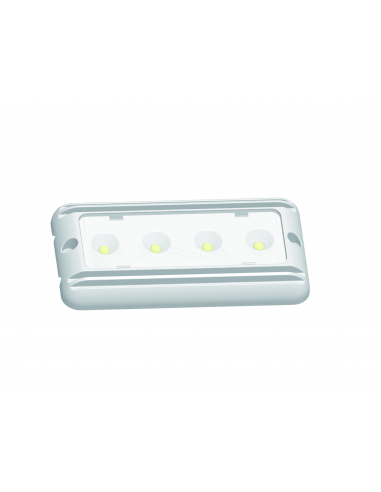 PLAFONIERA IN ALLUMINIO A 4 LED