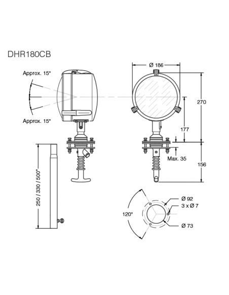 PROIETTORE DHR A LED PROIETTORE DHR A LED