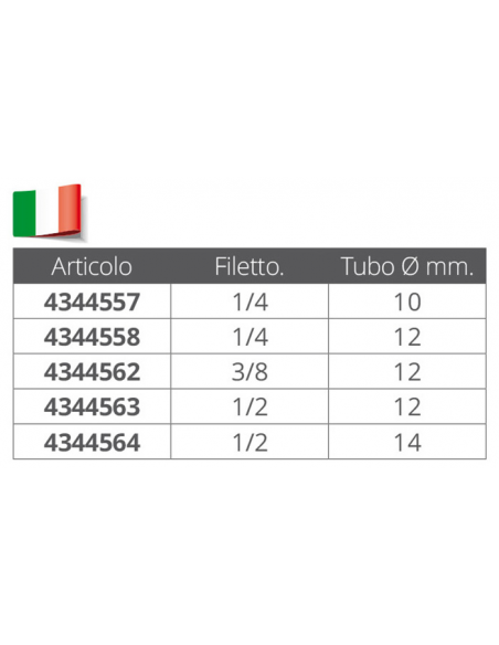 RACCORDO CURVO FEMMINA