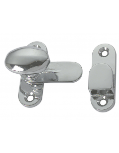 TAVELLA FERMAPORTA OTTONE CROMATO