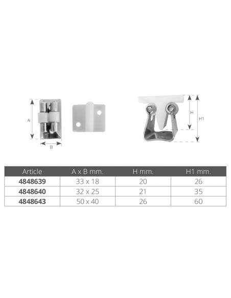 MOLLA FERMA PORTA INOX
