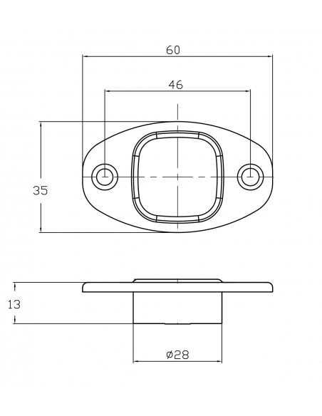 FERMAPORTA INOX 316 "NORD"