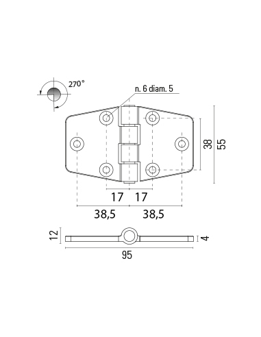 CERNIERA MM.95X55