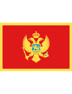 BANDIERA MONTENEGRO