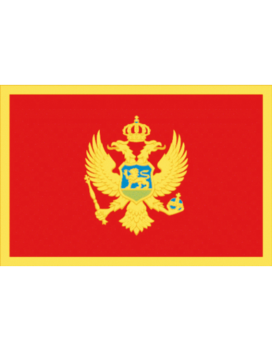 BANDIERA MONTENEGRO