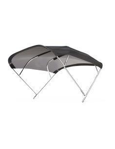 CAPOTTINA BLACVELVET IN ACCIAIO INOX A 4 ARCHI