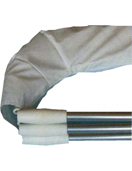 SNODI IN NYLON A 90 PER TUBO Ø MM.20