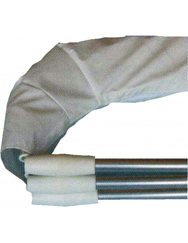 SNODI IN NYLON A 90 PER TUBO Ø MM.22