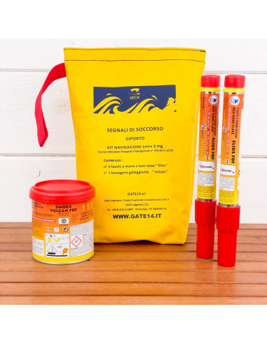 Kit segnali di soccorso entro le 3...