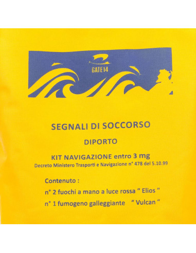 Kit segnali di soccorso entro le 3...