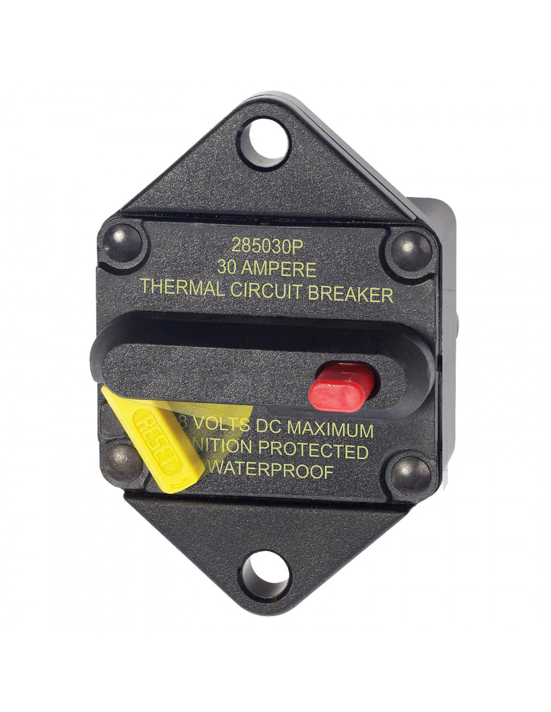 Blue Sea Systems 60A Interruttore Automatico Blue Sea Systems 7184 - 60A, Montaggio Superficiale Per Impianti Elettrici Interruttore Nautico 285 Series