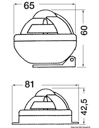 Bussola RIVIERA Comet 1 da 2"