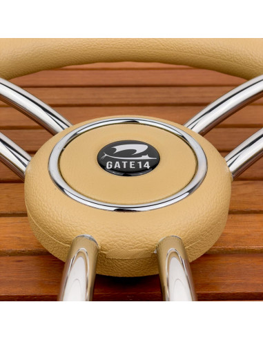 Volante a 6 razze 'Elba' avorio Ø 350 mm