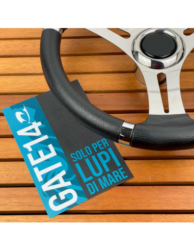 Volante a 3 razze 'Burano' nero Ø 350 mm