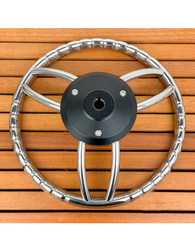 Volante a 6 razze 'Asinara' inox  Ø...