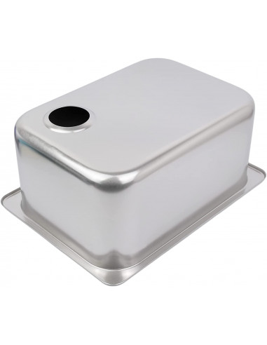 Lavello rettangolare in acciaio inox