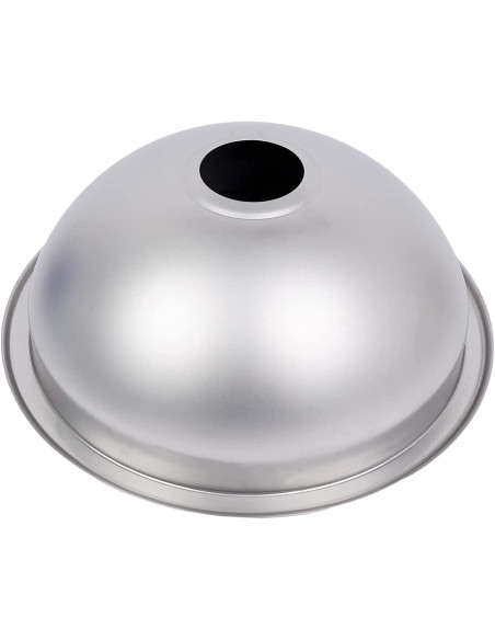 Lavello Ovale Per Barche E Camper In Acciaio Inox 304, 393x273 Mm, Con Foro Di Scarico 40 Mm