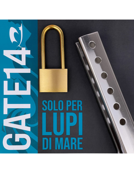 Dispositivo antifurto in acciaio inox per motori fuoribordo