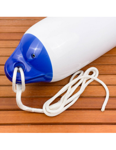 Cima per parabordi con occhiello Bianco