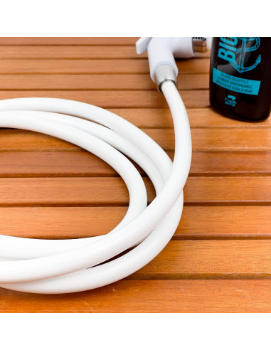 Tubo doccia in PVC bianco 1/2" F -...
