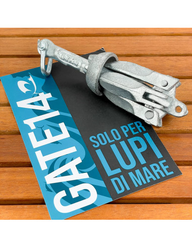 Ancora a ombrello con marre richiudibili